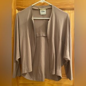 $600 Moschino Coffee-Color Zippered Jacket. Made in Italy. Over $600 new!